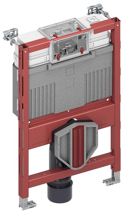 Застенный модуль для подвесных унитазов-биде, высота 820 мм, крепёж в компл., TECEprofil Uni 2.0  ZZ