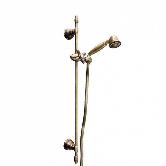 Душевая стойка MUSE без выхода для подачи воды, потертая бронза ZZ