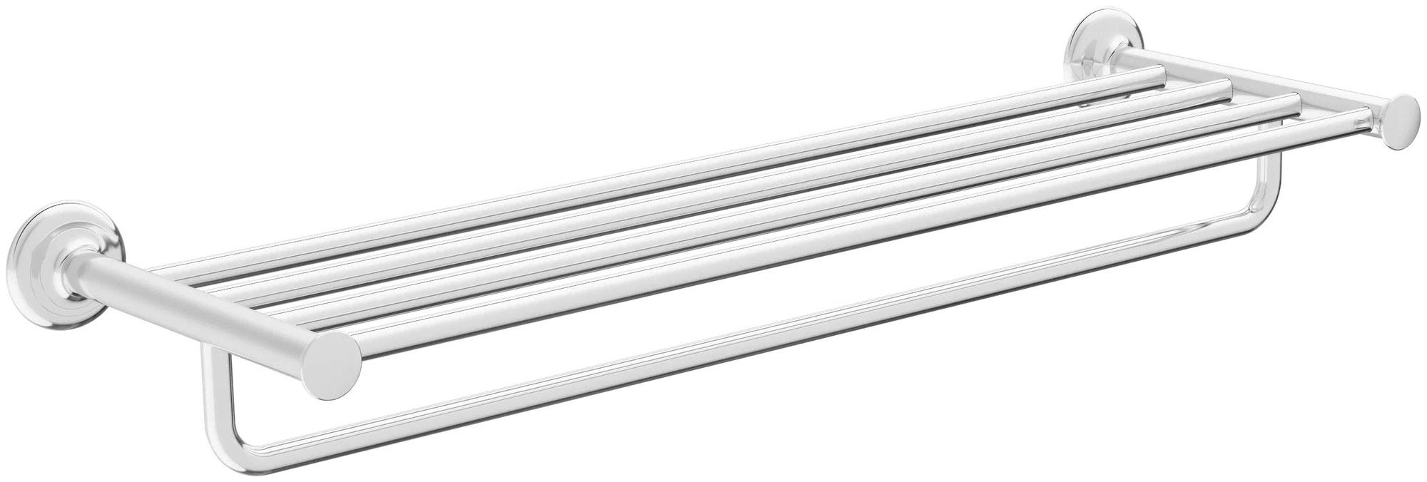 Полка для полотенец Like, 66 см, хром, ZZ
