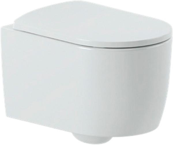 Унитаз подвесной 36х52см, безободковый, БЕЗ сиденья, крепёж в компл., (цв..matt white), Monet ZZ