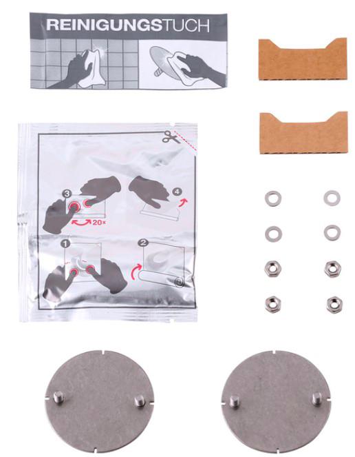 Клеевой комплект для аксессуаров (состоит из 1 упаковки клея и 2-х крепёжных планок с гайками), №2 KEUCO Universal ZZ