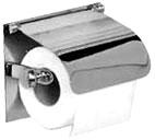 Держатель туалетной бумаги с крышкой (хром), Dina ZZ