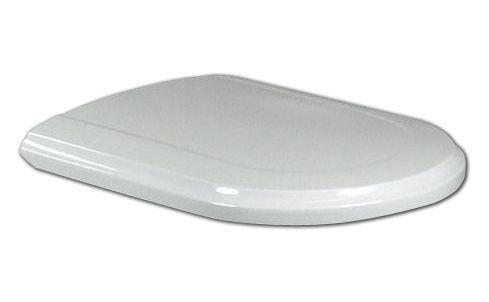 Сиденье для унитаза, с микролифтом, (цв.R1 white, петли цв.латунь), Hommage ZZ