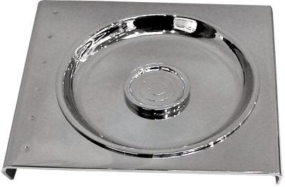 Мыльница настольная, хром, Kubic XX