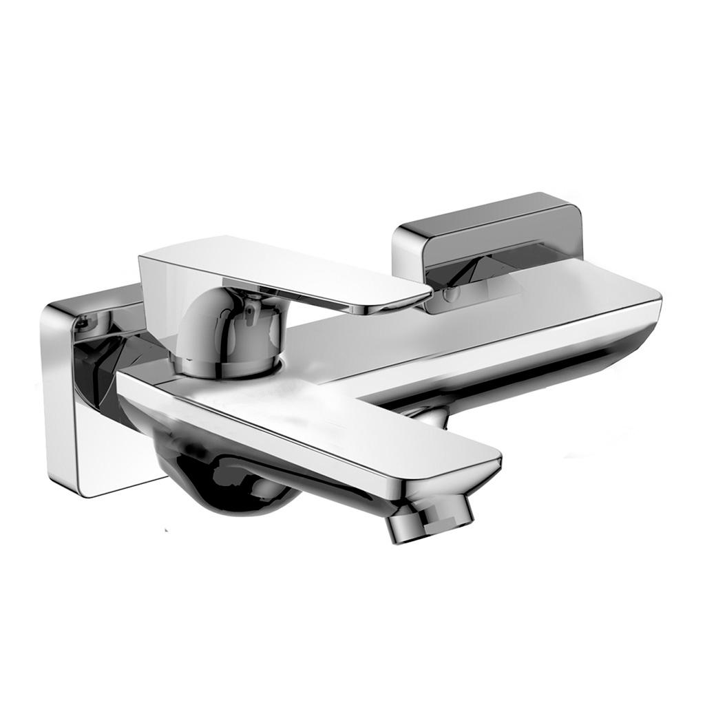 Смеситель для ванны/душа, короткий излив, с установочным комплектом БЕЗ аксессуаров, хром XX