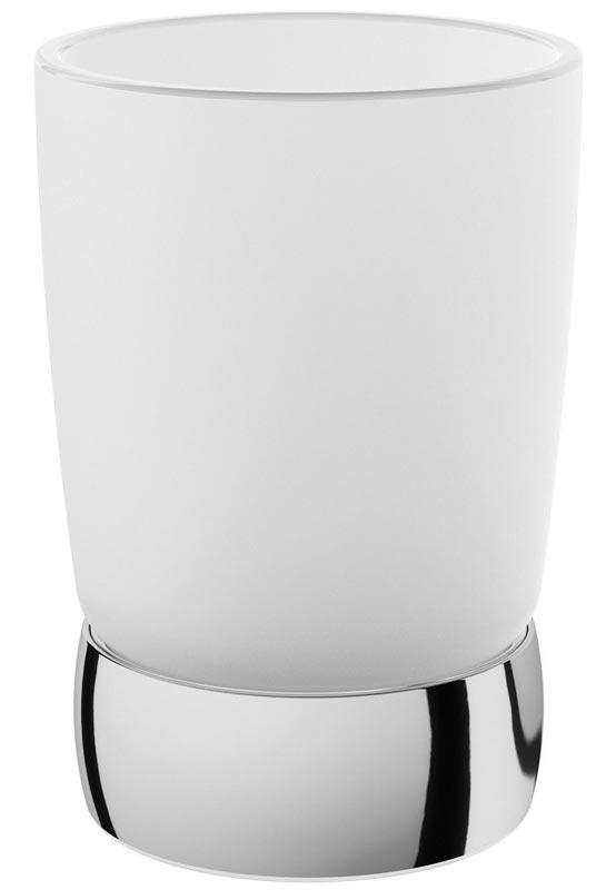 Стаканчик стеклянный настольный, хром, Sensation ZZ
