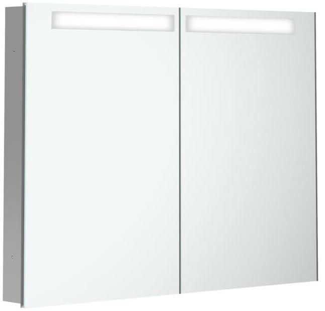 Зеркальный шкаф встраиваемый1001х747х107мм, (подсветка, сенсорный выключатель,4 стеклянные полки, розетка), MY VIEW IN ZZ