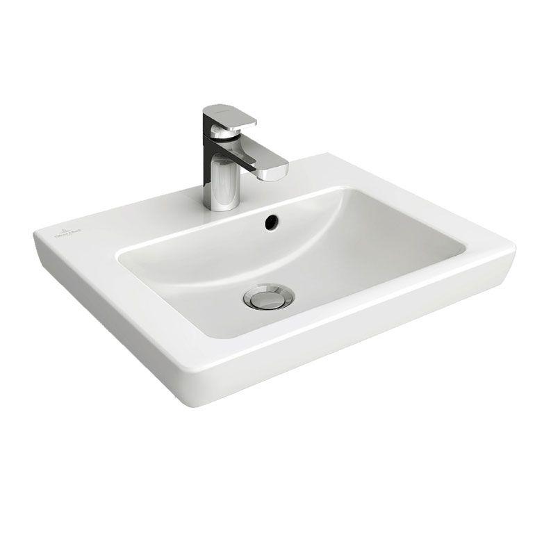 Раковина 450х370мм, с 1 отв.д/смес.,(установка на пьедестал 5243 00 хх/полупьедестал 5222 00 хх), (цв.R1 white ceramicplus), Subway 2.0 ZZ