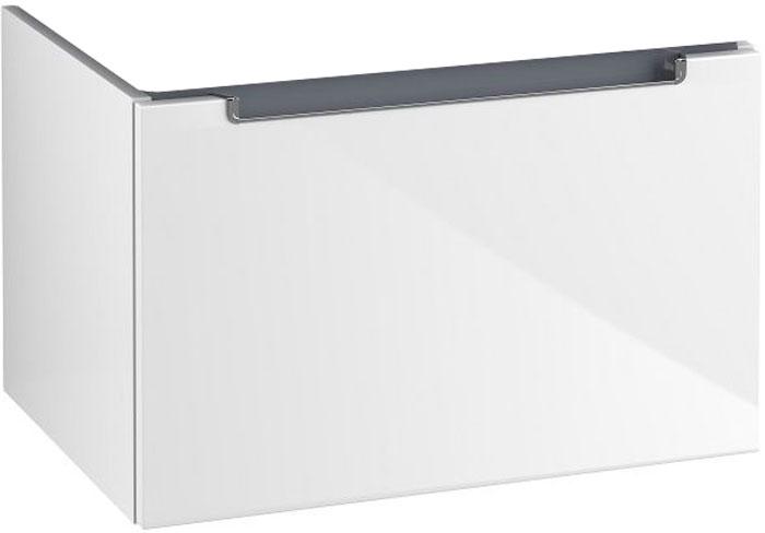 Тумба 637хh420х454мм, для раковин 7113 FA/FB/FC, 1 выдв.отдел., 1 контейнер д/аксес., крепёж в комп., (цв. DH Glossy White) Subway2.0 ZZ
