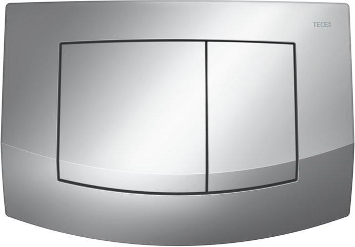 Панель смыва с двумя клавишами, для застенного модуля д/унит., д/горизонт/вертик. установки, (пластик цв.хром матовый), TECEambia ZZ