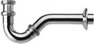 Сифон для биде металлический (Viega by V&B) ZZ