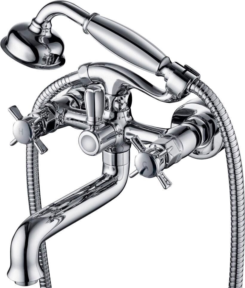 Смеситель для ванны с душем Kaiser Cross 41022 , цв.хром ZZ