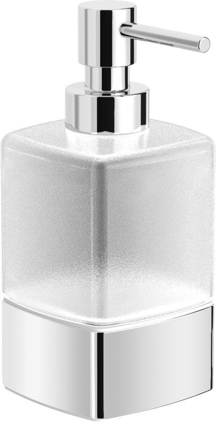 Дозатор настольный, (цв.хром / матовое стекло), Vico ZZ