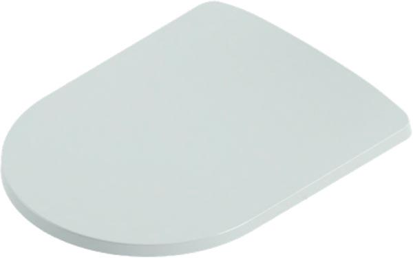 Сиденье для унитаза, с микролифтом, (цв. matt white, петли цв. хром), Monet ZZ