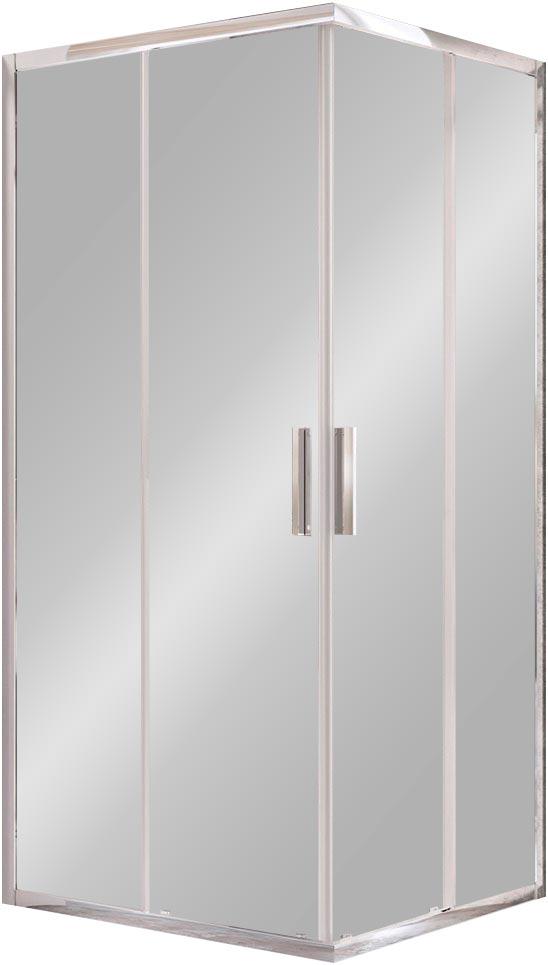 Душевой уголок квадратный Blix Slim BLSRV2-90 блестящий профиль, прозрачное стекло, ZZ