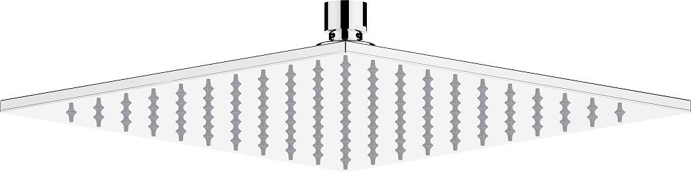 Душ верхний, стационарный, квадрат 300x300мм, G 1/2, (цв.хром), Keuco ZZ