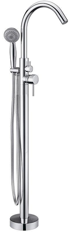 Смеситель напольный для ванны с душем Kaiser Merkur 26182, цв.хром ZZ