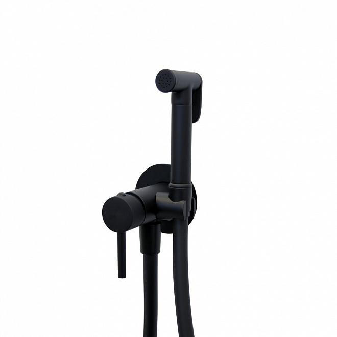 Гигиенический душ со смесителем, матовый черный ZZ