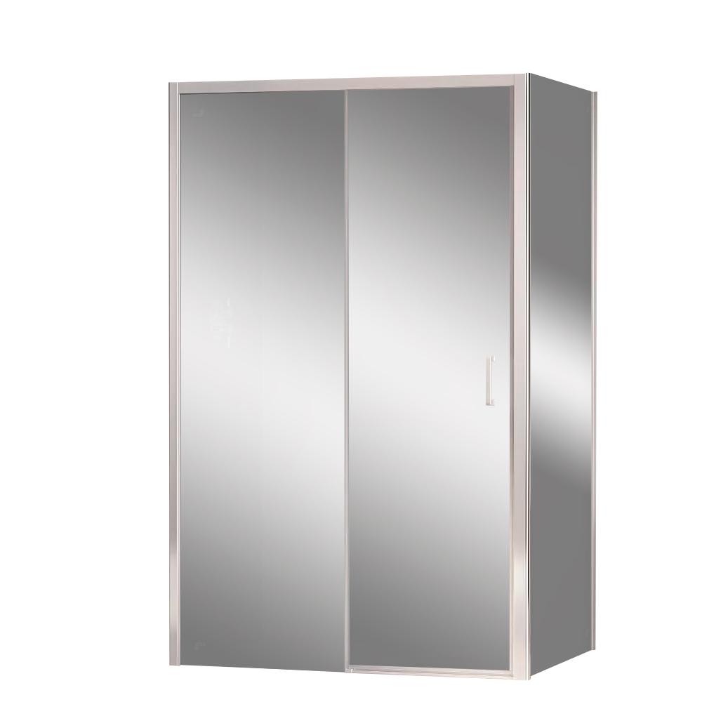 Душевой уголок, прямоуг., 1500х1200хh1950мм, сдвижная дверь, правая/левая, (фурнитура цв.хром, стекло прозрачное 6мм Easy Clean), Passage ZZ