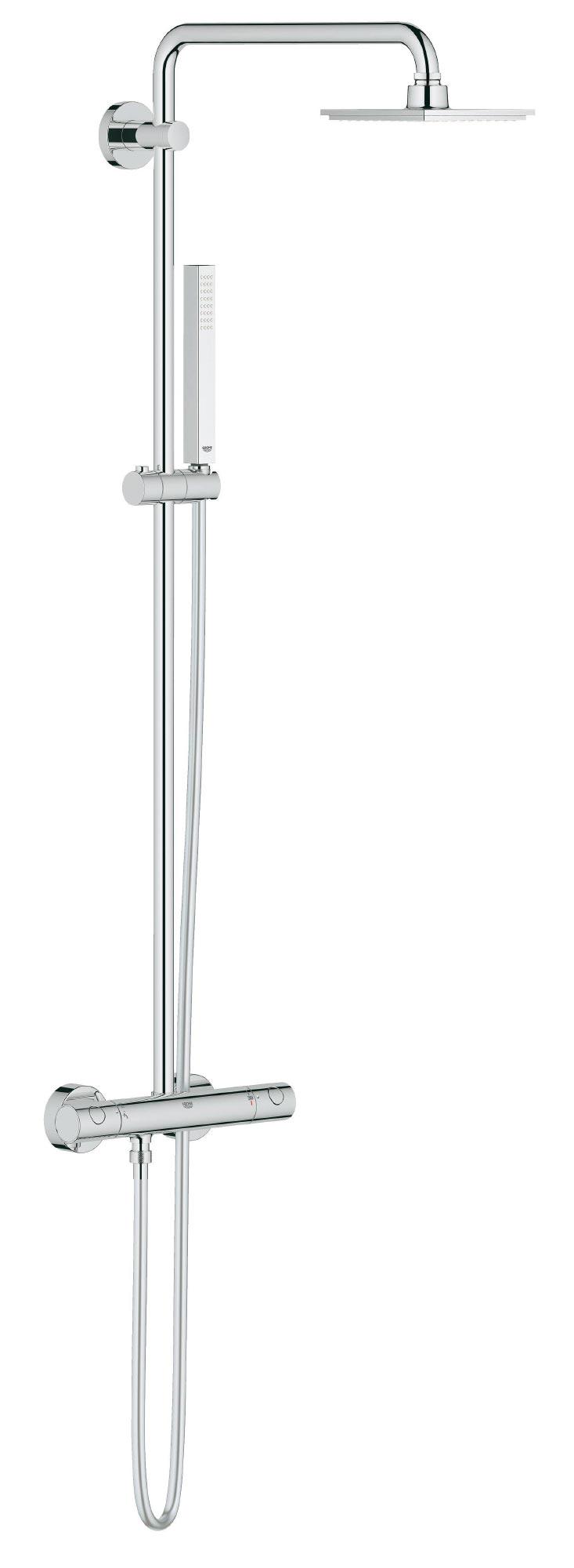 Душевая стойка Euphoria 150 (душ. шланг 175 см, душ. лейка, держатель д/душа, переключатель потоков) ZZ
