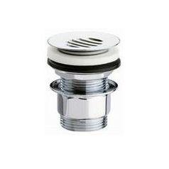 Донный клапан (незапираемый) для раковины, с металлической решеткой, (цв. хром), V&B ZZ