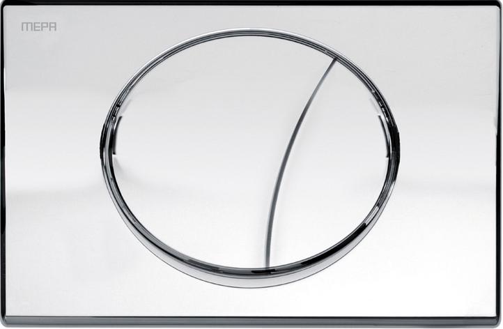 Клавиша 2-ного смыва для монтажных элементов, д/унитаза, А31/В31, (цв. хром), MEPA/Sun KL