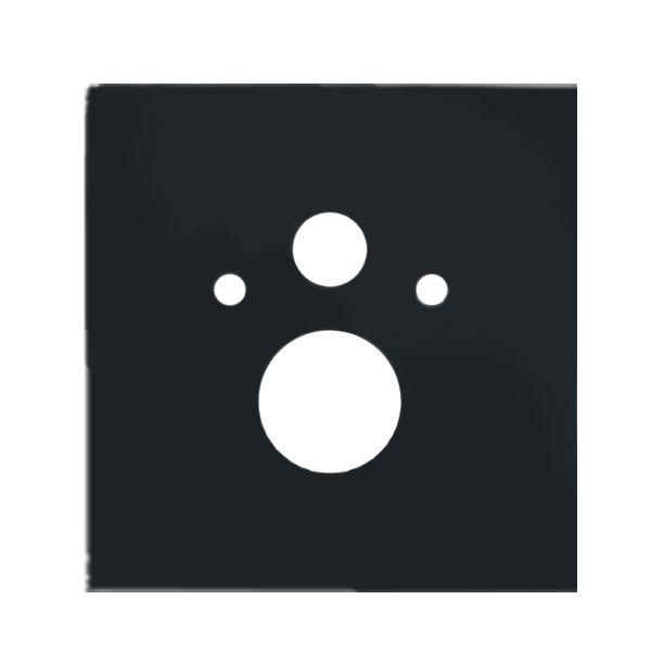 Панель нижняя для установки стандартного унитаза, (цв. стекло чёрное), TECElux ZZ