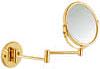 Зеркало косметическое, настенное, выдвижное 8-35хd23см, 3-х кратное увеличение, (цв.золото), Windsor ZZ