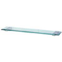 Полочка стеклянная 40х12 см.(крепления цв.хром в компл.) Isidе XX