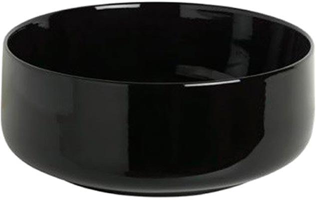 Раковина накладная на столешницу, круглая d42хh16см, без отв.д/смесит., без перелива, (цв.glossy black), Cognac ZZ