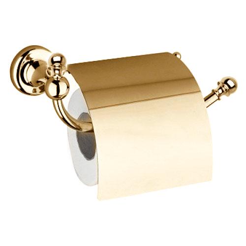 Держатель т/б, с крышкой (цв.золото), Serena ZZ