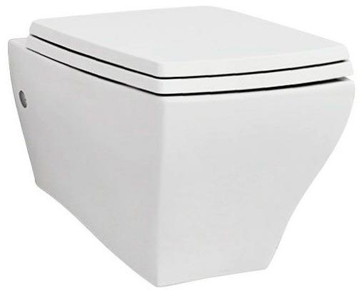 Унитаз подвесной 54х36см, БЕЗ сиденья, крепёж в компл., (цв. белый), Jazz ZZ