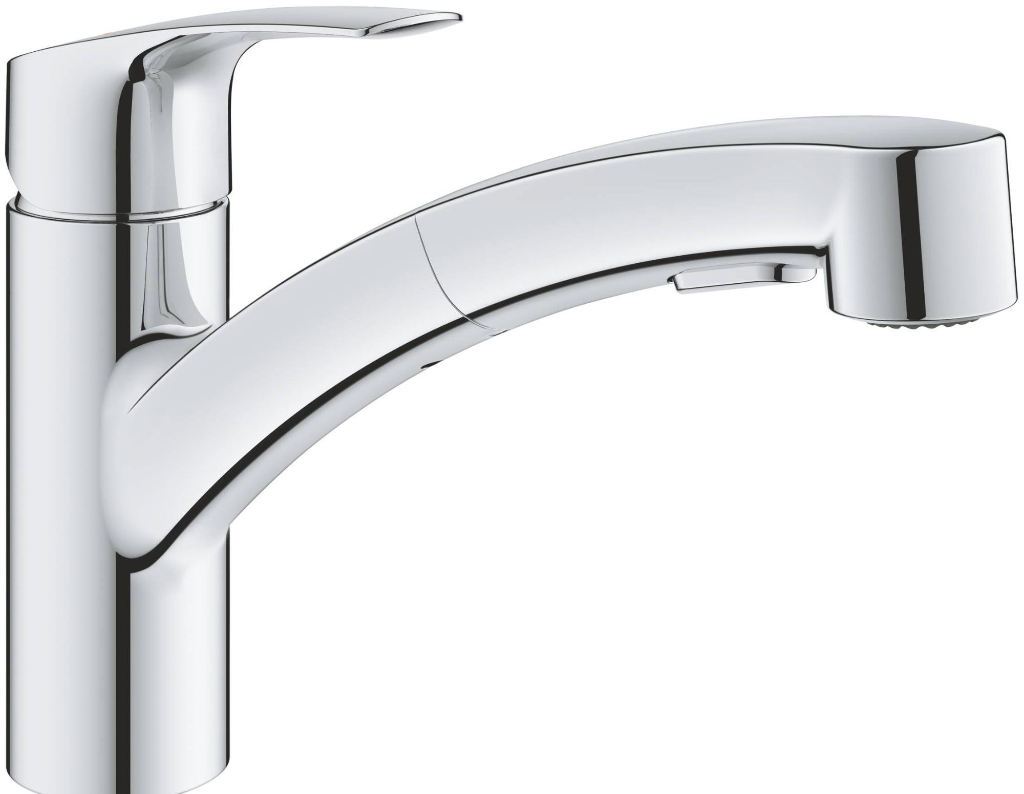 Смеситель для кухни Eurosmart, однорычажный, хром ZZ