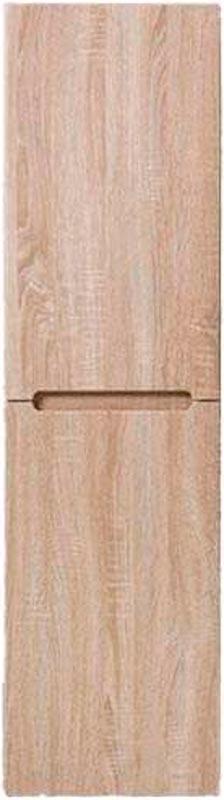 Шкаф подвесной с двумя распашными дверцами, ПЕТЛИ СПРАВА, две полки внутри, 350х350хh1700мм, (цв.Rovere Bianco), Ancona ZZ