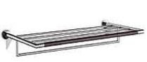 Полка для полотенец большая (хром-венге), K- 2 XX