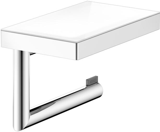 Держатель для туалетной бумаги с полкой, (цв.хром), City.2 ZZ