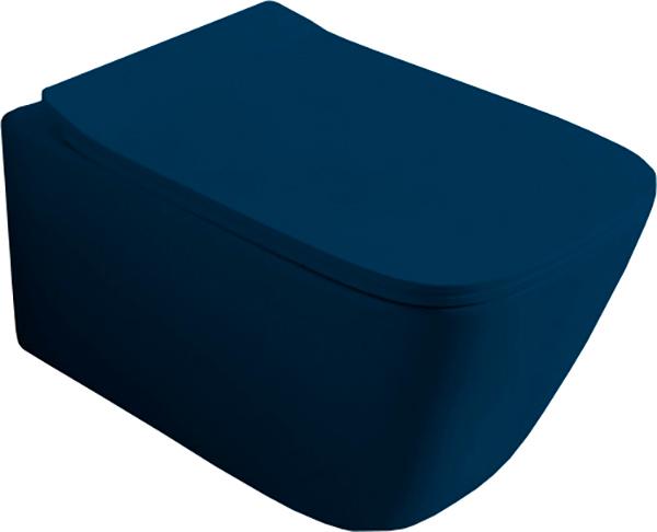 Унитаз подвесной 36х52см, безободковый, БЕЗ сиденья, крепёж в компл., (цв. notte), A16 XXZZ