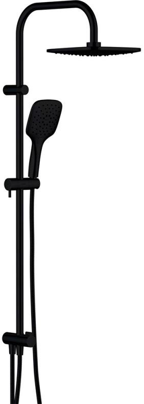 Душевая стойка Damixa Origin Evo 978200300 : верхний душ 22 см, ручн.душ 150 см, БЕЗ смесителя, цв. черный, ZZ