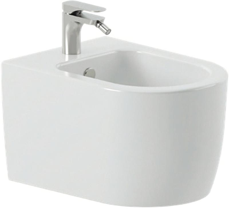 Биде подвесное 36х52см, крепёж в компл., (цв.белый), Monet ZZ