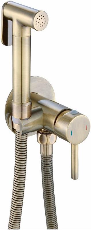 Гигиенический душ с смесителем Haiba HB5511-4 , цв. бронза, ZZ