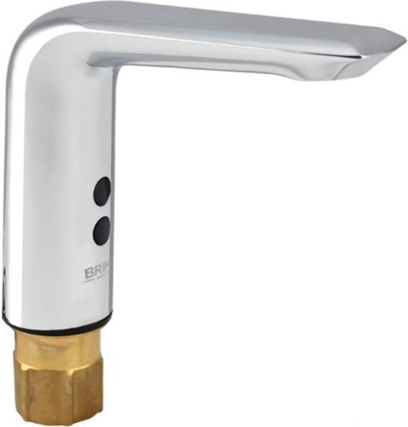 Смеситель для раковины, сенсорный с регулировкой температуры (питание от сети и батареи), хром ZZ