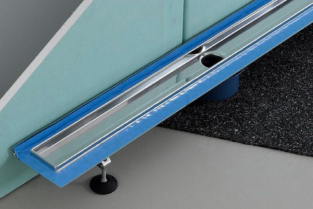 Дренажный канал прямой 1200мм (лоток 1151мм), уплотн.лента в компл., (БЕЗ решетки, опор арт.66000х и сифона арт.65000х), Tece ZZ