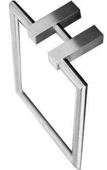 Полотенцедержатель-квадрат 18х21см (нерж.), Metric Inox ZZ