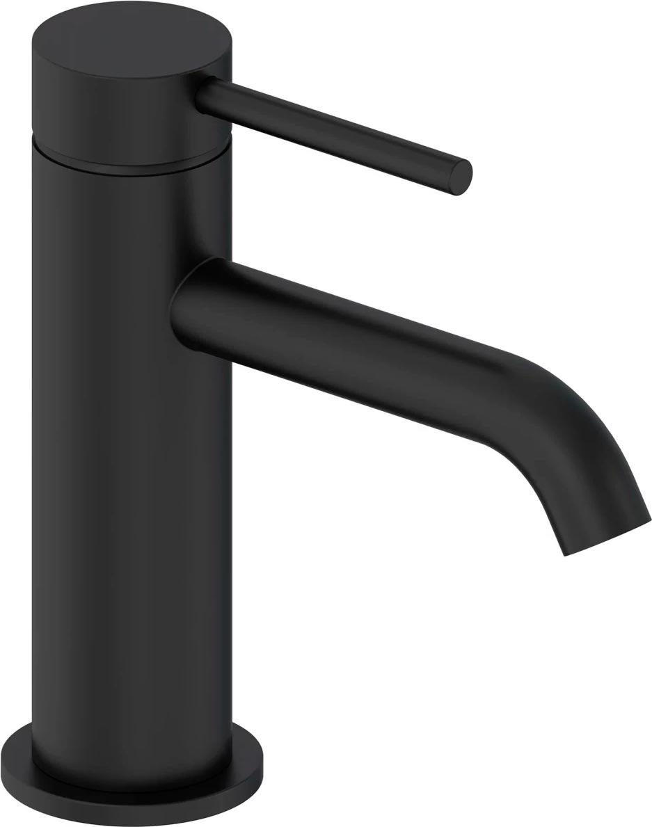 Смеситель для раковины, без д/к, (цв.черный матовый), D-LINE ZZ