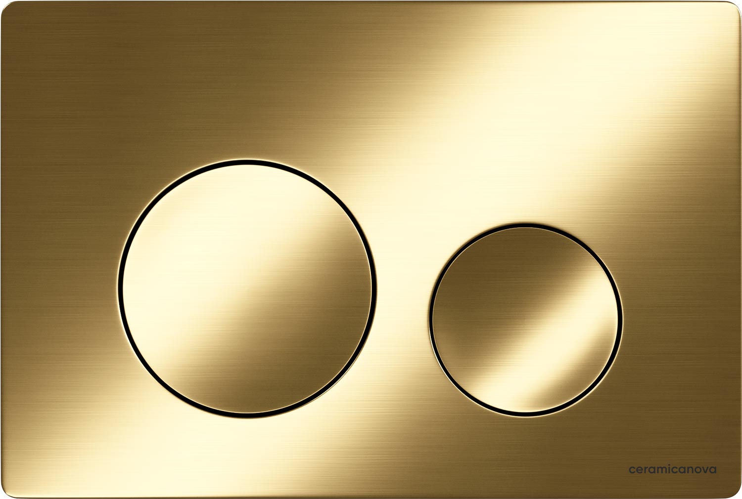Кнопка смыва для инсталляции Balance, цвет брашированное золото