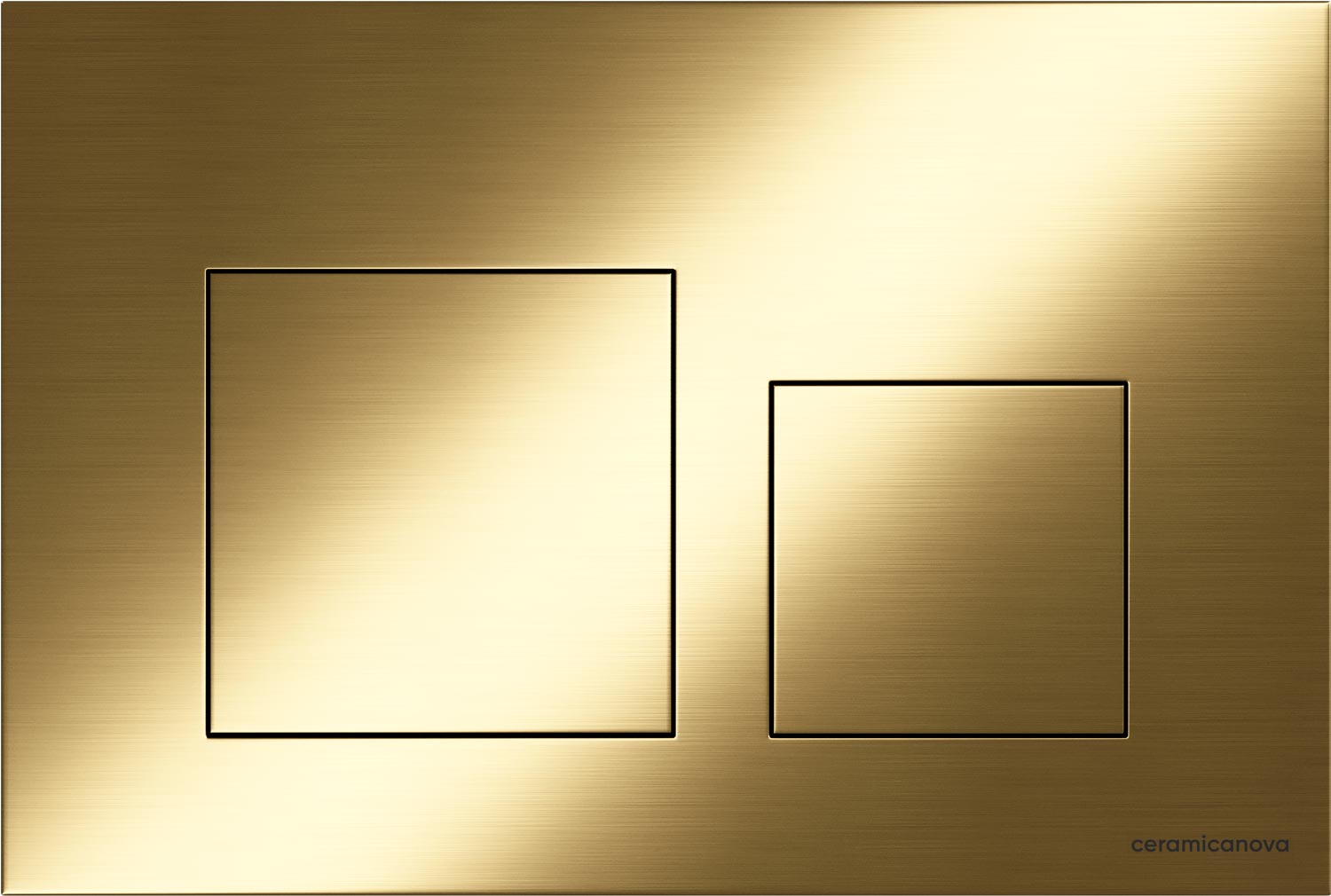 Кнопка смыва для инсталляции Balance, цвет брашированное золото