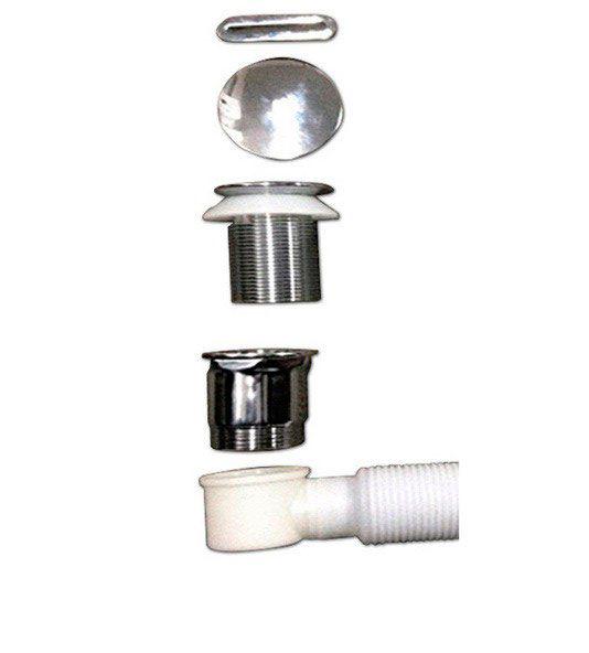 Слив-перелив для ванны, (цв.хром), BelBagno ZZ