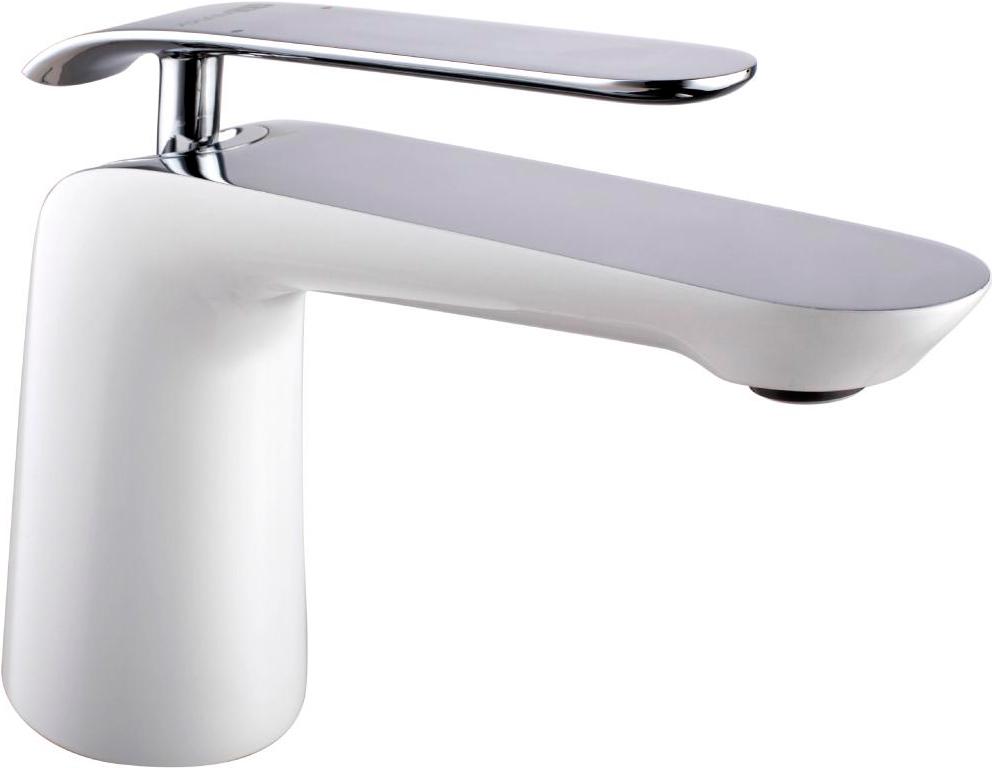 Смеситель для умывальника Melange, без донного клапана, белый/хром XX