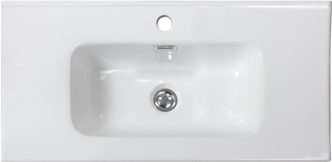Раковина (ПРОДАЖА ТОЛЬКО С БАЗОЙ ПОД РАК.) 710х390мм, с 1 отв.д/смесит., с переливом, (керамика, цв.белый), BelBagno ZZ