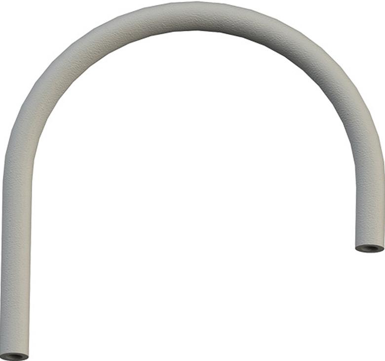 Сменный шланг для смесителя, цвет белый ZZ